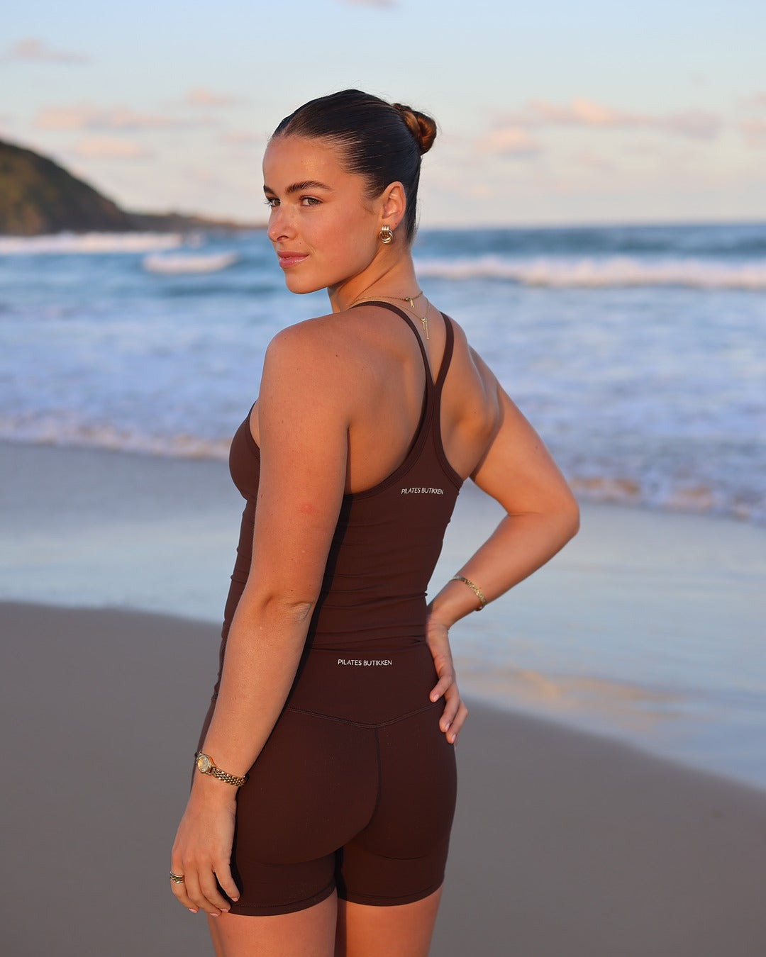 Mocha Soft Pilates Shorts