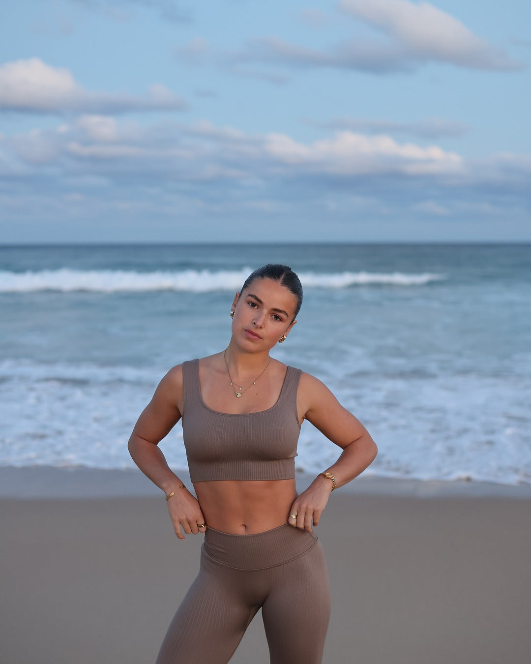 Macciato Ribbed Sports BH