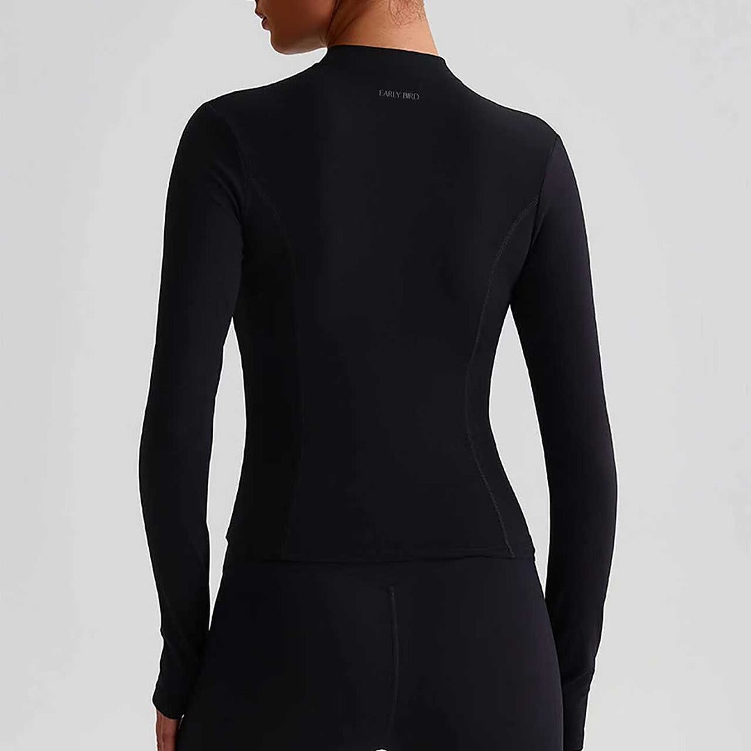 Black Soft Pilates Jacket