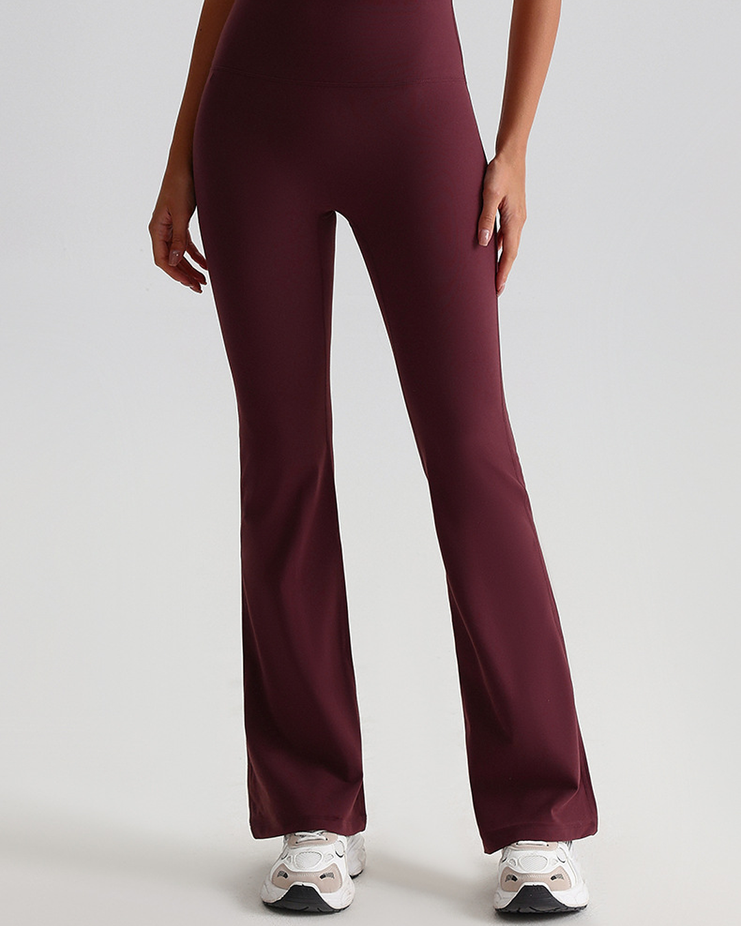 Cherry Soft Pilates Flared Tights