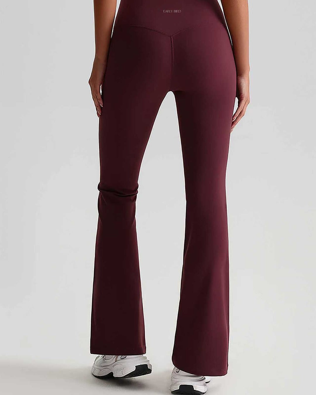 Cherry Soft Pilates Flared Tights