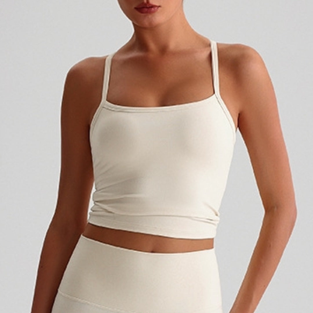 Latte Soft Pilates Top