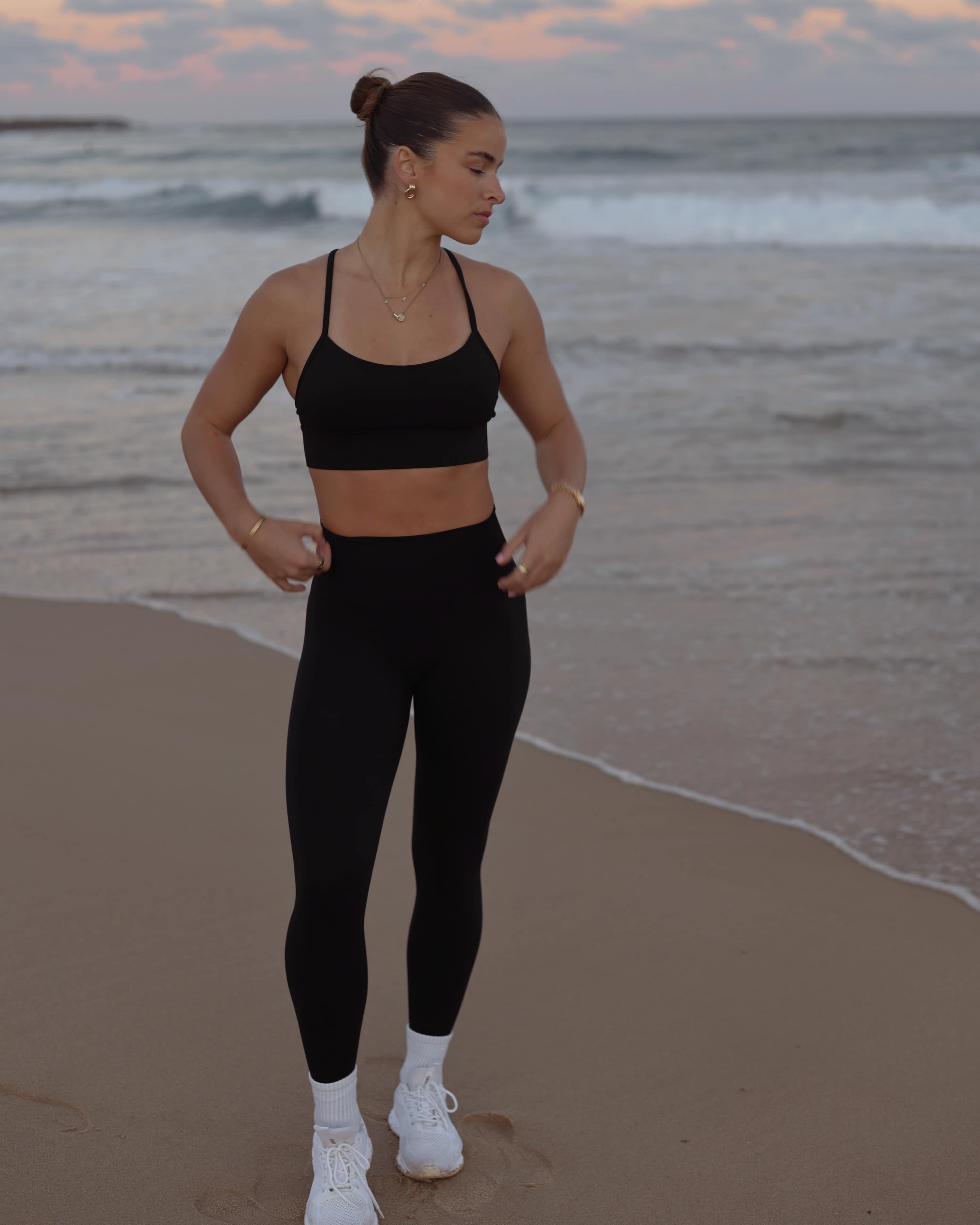 Espresso Soft Pilates Tights